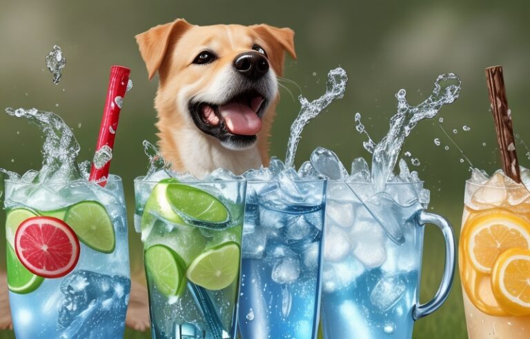 Refreshing Dog-Friendly Soft Drinks